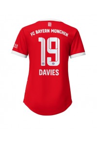 Bayern Munich Alphonso Davies #19 Fotballdrakt Hjemme Klær Dame 2022-23 Korte ermer